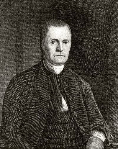 Roger Sherman, inciso da Simeon Smith Jocelyn (1799-1879) da James Earle